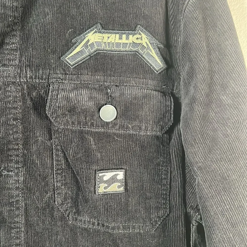 Billabong Metallica Black Album Jacket L - Picture 7 of 9